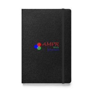 Hardcover bound notebook